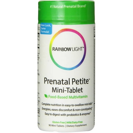 Rainbow Light prénatale Petite multivitamines / minéraux, FoodBased Comprimés, 90 CT