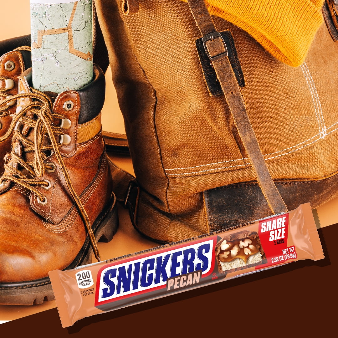 Snickers Pecan Milk Chocolate Bar, Share Size - 2.82 oz - Walmart.com