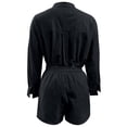 thumbnail image 4 of MAIHAN Linen Shorts Outfits Women 2 Piece Set Long Sleeve Shirt and Ruffle Shorts Women 2 Piece Outfits Sets Casual Summer Tops for Women 2026 Two Piece Outfit, 4 of 4