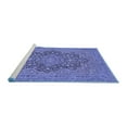 thumbnail image 2 of Ahgly Company Machine Washable Indoor Rectangle Persian Blue Traditional Area Rugs, 8' x 12', 2 of 4