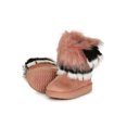 thumbnail image 4 of Asymmetrical Fur Round Toe Flat Winter Boots 19846, 4 of 5