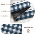 thumbnail image 6 of Area Rug for Living Room, Farmhouse Blue Plaid Non-Slip Indoor Large Carpet for Bedroom/Dining Room, Vintage Country Cock Checkered Washable Low-Profile Rectangle Floor Mat Runner Rugs - 2.7 x 5 Ft, 6 of 8