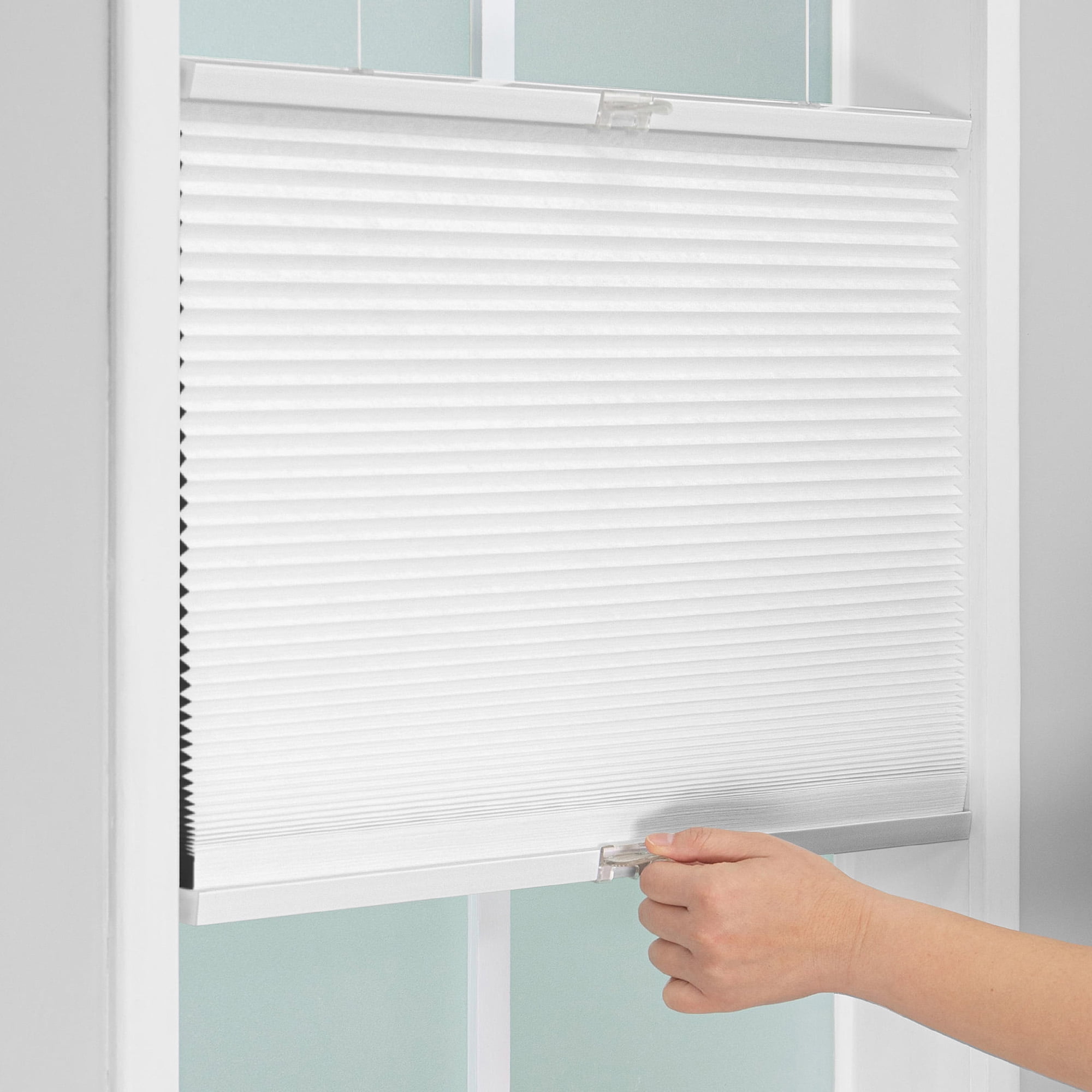 Regal Living Top Down Bottom Up Blackout Cordless Cellular Shade, White - 21" W x 48" L