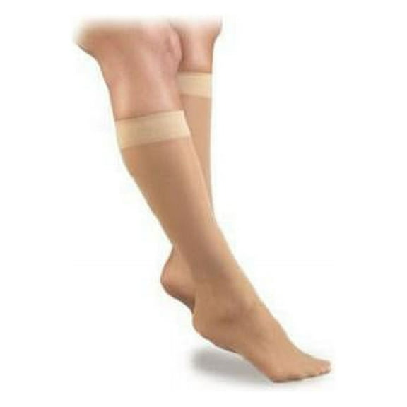 Activa Ultrasheer Knee High 9-12 mmHg Closed Toe, Suntan, Size: A