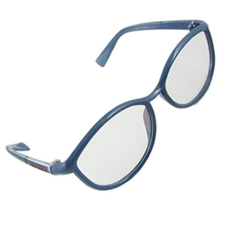 Lady Cat Eye Style MC Lens Blue Full Rim Plain Glasses