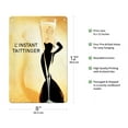 thumbnail image 2 of L’Instant Taittinger (The Taittinger Moment) - Champagne Advertisement - Grace Kelly - Vintage Advertising Poster by Claude Taittinger c.1988 - 8 x 12 inch Vintage Metal Tin Sign, 2 of 4