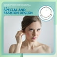 thumbnail image 4 of 1 collar con cuentas de cuentas de collar de bohemia cadena de cuello de doble capa para mujeres, 4 of 4