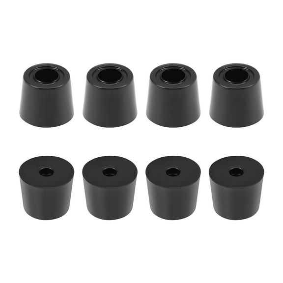 Rubber Furniture Pads 19mm x 16mm Anti-Slip Bumpers 15mm Height 8Pcs