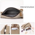 thumbnail image 6 of KL928 Canvas Sling Bag - Small Crossbody Backpack Shoulder Casual Daypack Rucksack for Men Women(Khaki), 6 of 7