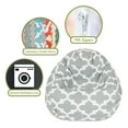 thumbnail image 5 of Majestic Home Goods Trellis Large Classic Bean Bag Chair, Multiple Colors, 5 of 5