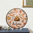 thumbnail image 4 of Yayeee Wall Clock Battery Operated 9.5" Silent Quartz Non-Ticking for Living Room Decor, Campfire Pattern, 4 of 8
