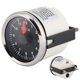 thumbnail image 2 of 2in Universal 0?12 Hourmeter Clock Instrument Panel Gauges Display Red Backlight 12V/24V for Car Boat YachtBlack Dial Silver Frame, 2 of 5