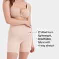 thumbnail image 3 of Pantalones cortos SPANX Seamless Power hasta la mitad del muslo para muslos, color nude 3X, 3 of 6