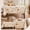 Beige-GB, variant on MMJ Halloween Tablecloth with Themed Pattern, Full Coverage for Dining Table Party Holiday Halloween Decor 35.43x55.12in