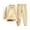 Beige, variant on Mikilon Kids Hoodless Sweatshirts Sets Size 2-15 Years with Long Sleeve Round neck Tops ,Long Pants Versatlie Warm Sets