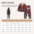 thumbnail image 4 of Honeii Beautiful Dreamcatcher1 Print Women's Pajama Sets Long Sleeve Button Down Sleepwear Nightwear Soft Pjs Lounge Sets 2PCS-Medium, 4 of 7