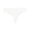 White, variant on Women's Seamless Thong Panties, Plus Size Invisible G-String, Breathable Low Waist Sports Underwear