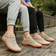 thumbnail image 6 of kamemir Womens Walking Shoes Wide Toe Barefoot Shoes Shoes Breathable Fashion Sneakers(Beige,10), 6 of 6