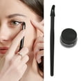 thumbnail image 3 of Silicone Eyeliner Tool, Professional Eyeliner Guide Wand Makeup Tool Safe  For Powder Room Black Eyeliner Cream, 3 of 8