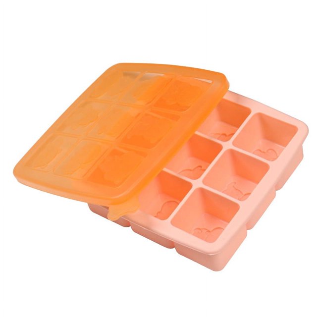 Caja de almacenamiento de silicona para alimentos, molde para helado, molde para helado, molde para pastel al vapor