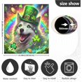 thumbnail image 4 of Lucky Dog St Patricks Dishwasher Magnet Cover Decorative Appliances Sticker Magnetic Refrigerator Wash Machine Cover Decal for Cabinet Kitchen Home Decor 23"x26", 4 of 6
