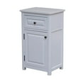 thumbnail image 3 of Alaterre Furniture Dorset 17"W x 29"H Pine Wood Floor Bath Storage Cabinet with Drawer and Door, 3 of 8