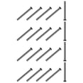thumbnail image 1 of Uxcell Paquete de 20 Pasadores de Clevis de Un Solo Orificio, M5x50mm Pasadores de Clevis de Cabeza Plana de Acero al Carbono Reutilizables, 1 of 6