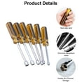 thumbnail image 4 of 5-10mm Metal Socket Driver Wrenches Screwdriver Hex Key Socket Screwdriver Socket Screwdriver Hand Tool Socket Screwdriver, 4 of 8