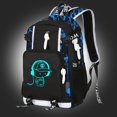 thumbnail image 4 of 1pc Glow In The Dark Backpack, Breathable Back Cushion Backpack, Lightweight Backapck, Large Capacity Students Schoolbag For Boys And Girls, Simple Casual Backpack, 4 of 5