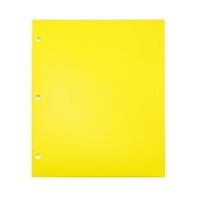 Pen + Gear Two Pocket Paper Portfolios, 50 Count, Yellow, Letter Size