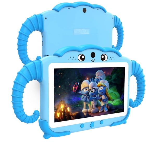 Tableta Para Niños Tableta De 7 Pulgadas Para Niños Tableta Para Niños Pequeños Con Estuche Wifi Cámara Dual Tableta De Aprendizaje Android Para Niños Software Para Niños Instalado 32Gb 64Gb Tableta P