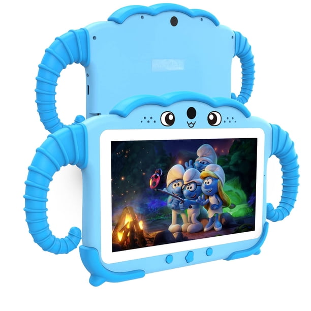 Tableta Para Niños Tableta De 7 Pulgadas Para Niños Tableta Para Niños Pequeños Con Estuche Wifi Cámara Dual Tableta De Aprendizaje Android Para Niños Software Para Niños Instalado 32Gb 64Gb Tableta P