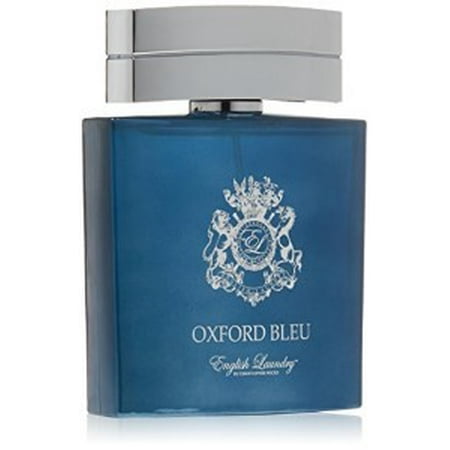 English Laundry Oxford Bleu Eau De Parfum Spray, Cologne for Men, 3.4 Oz
