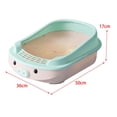 thumbnail image 4 of FL Kitten Potty Toilet, Open Top Kittens Litter Pan Kitten Litter Pan, Cat Toilet Cat Box, 4 of 7