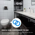 thumbnail image 4 of DEEPCRAFF 2Pcs Sky Blue Toilet Tank Seal Ring Replacement Kit Soft Durable Silicone, 4 of 6