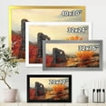 thumbnail image 4 of Designart 'Sunset Over Old Fortress Ruins' Farmhouse Framed Art Print, 4 of 4