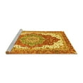 thumbnail image 2 of Ahgly Company Machine Washable Indoor Rectangle Persian Yellow Traditional Area Rugs, 5' x 7', 2 of 4