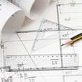 thumbnail image 2 of Drafting Tools for Architects, Engineers Transparent Design Clear Ruler Inch Metric Scales for Precise Measurement Portable Design Math Set for Creative Professionals, 2 of 3