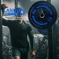thumbnail image 6 of 1 Pcs 45LB Bumper Plates 2 inch Rubber Weight PlatesStrength Training Bench Press Squats Powerlifting Weight Training Home Gym, 6 of 7