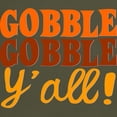 thumbnail image 3 of CafePress - Gobble Gobble Y'all! T Shirt - Men's Classic Graphic Cotton T-Shirt, 3 of 4