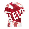 thumbnail image 1 of Camisetas de Manga Corta para Hombre Blusa de Manga Corta de Cuello Redondo Impresa, Top de Moda Casual para Hombres de Uso Diario Y Al Aire Libre, 1 of 4