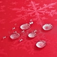 thumbnail image 7 of SASTYBALE Christmas Tablecloth Rectangle, Jacquard Snowflake Pattern Table Cloth for Rectangle Tables, Water Resistant Rectangular Tablecloths for Dining Room & Holiday Decoration, 7 of 7