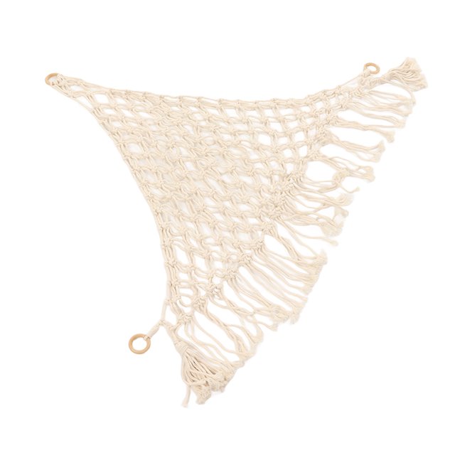 Plushie Net, Bohemian Style Easy Storage Stuffed Animal Hammock For Storage Type 1 33.9x33.9x43.3in