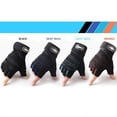 thumbnail image 4 of Gants d'Entraînement Demi-Doigt Gants de Musculation Gants de Cyclisme avec Enveloppe de Poignet, 4 of 10