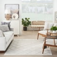 thumbnail image 6 of Nourison Easy Care 5' x 7' Ivory White Modern Flatweave Indoor/Outdoor Rug, 6 of 12