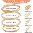 thumbnail image 2 of 4 Rolls Bamboo Strips for Weaving 4 Styles Flat Natural Bamboo Wicker Strips Moccasin Thin Flat Wide Strips Bamboo Strips Rattan for DIY Webbing Wicker Basket Weaving Strips Supplies, 2 of 7