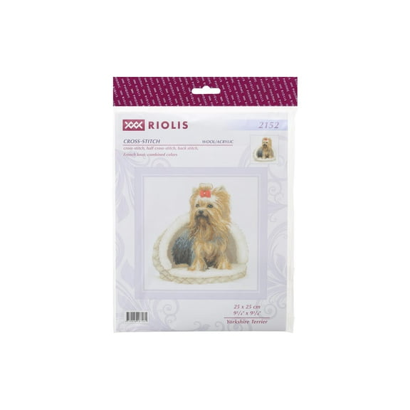 Riolis Cross Stitch Kit Yorkshire Terrier