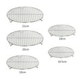 thumbnail image 7 of Dengjunhu Round Cooking Rack, Baking Cooling Steaming Grilling Rack Stainless Steel, Fits Air Fryer/Stockpot/Pressure Cooker/Round Cake Pan, Oven & Dishwasher Safe, 7 of 7