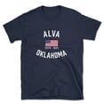 thumbnail image 1 of Alva Oklahoma Patriot Men's Cotton T-Shirt, 1 of 1