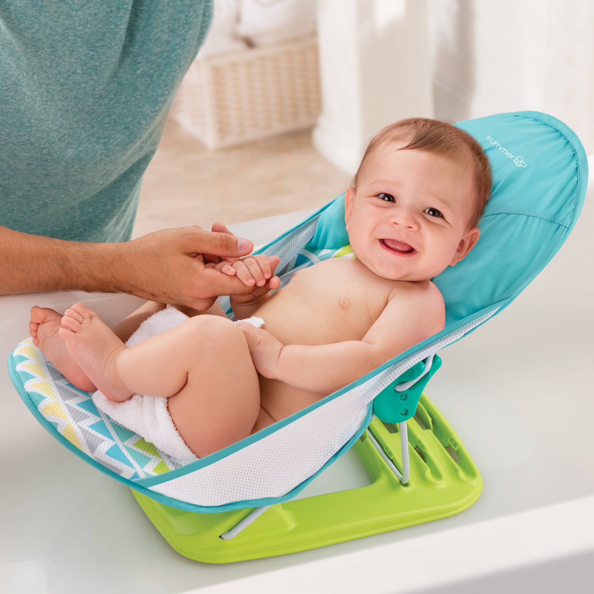 Summer Deluxe Baby Bather (Triangle Stripe) - image 2 of 5